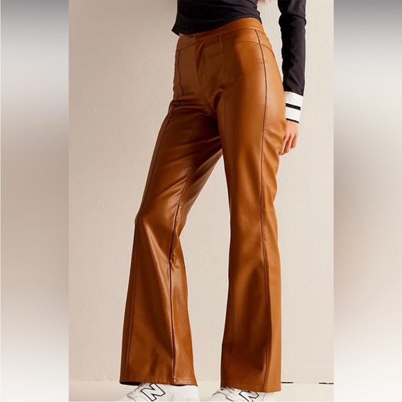 Free People Pants - Free People Uptown Faux Leather Flare Pants Size 12
New Without Tags
